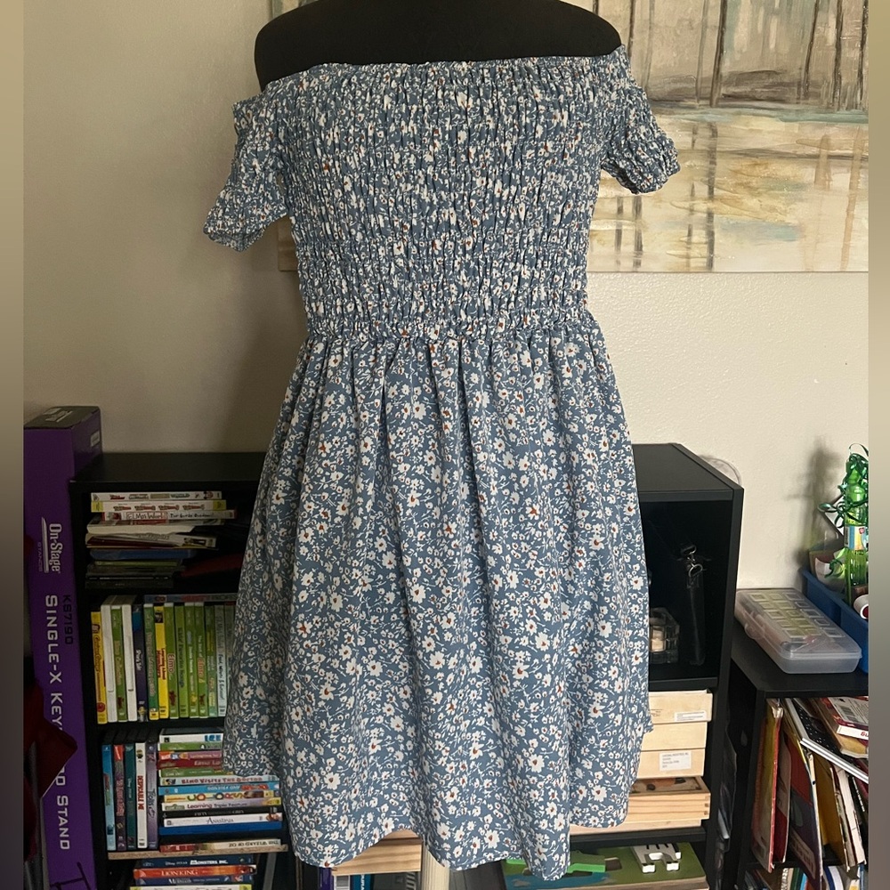 SHEIN Off the Shoulder Mini Dress - Picture 8 of 15